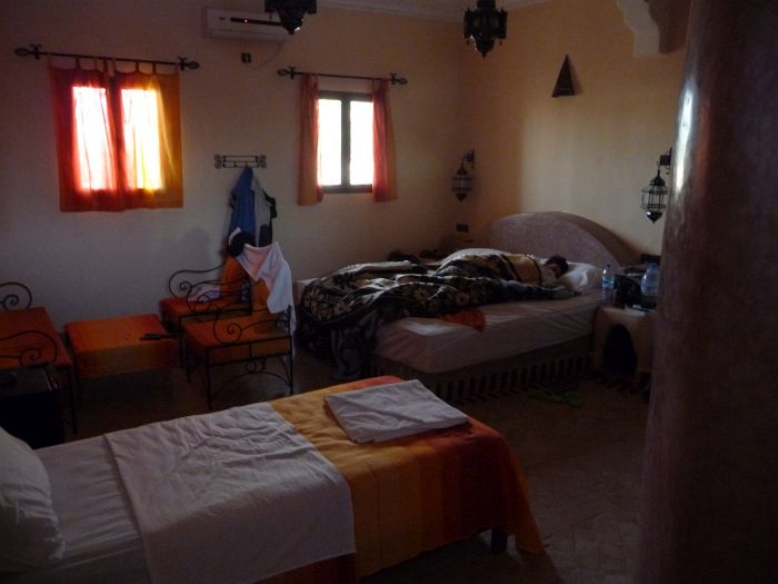 unsere geräumige Unterkunft